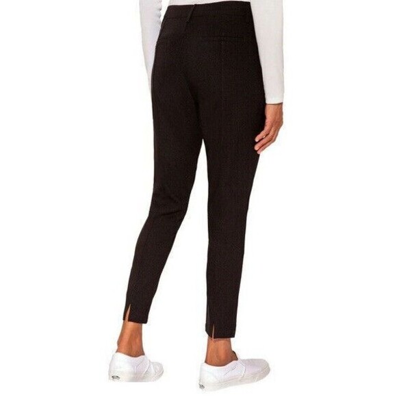 NWT Mario Serrani Ladies' Textured Pull-On Pants Black Size Medium - Picture 2 of 2